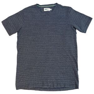 Wellen Newport T-Shirt Medium Blue Striped Hemp Organic Cotton